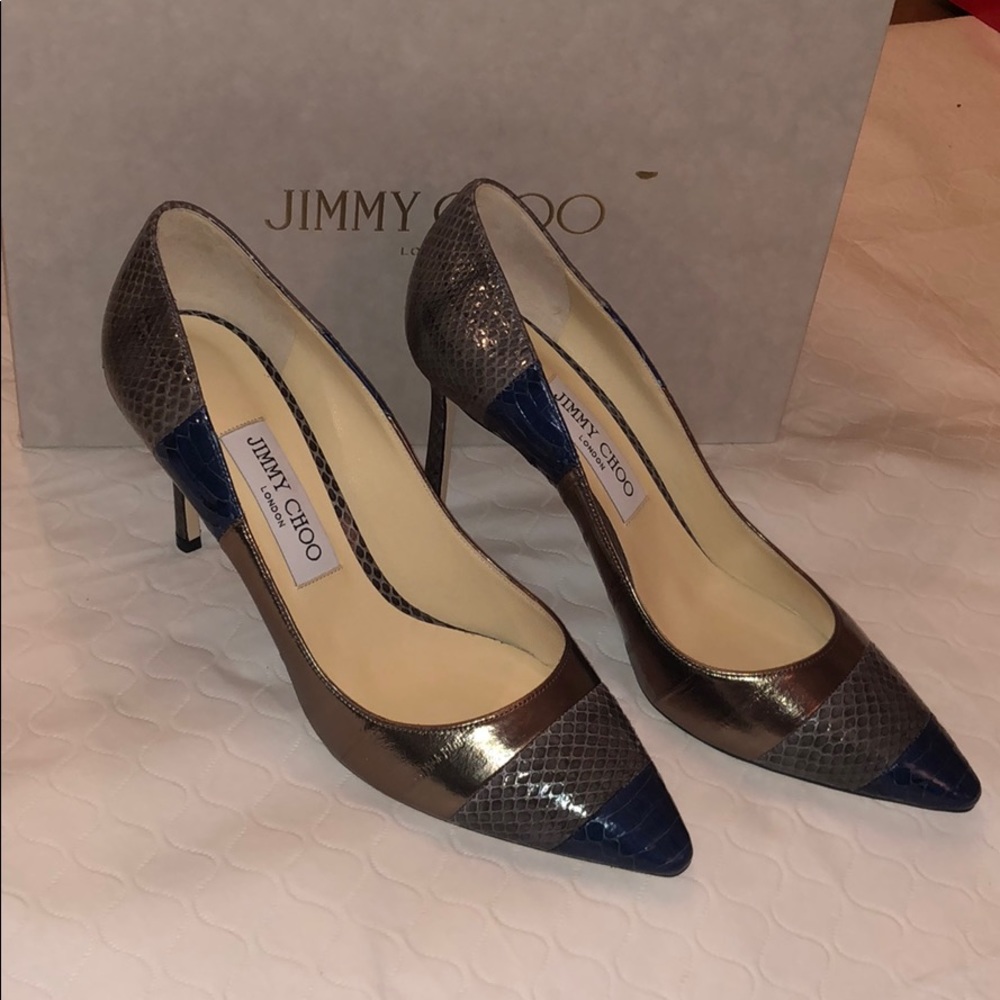 Brand New with Box Jimmy Choo Pumps: multi color
